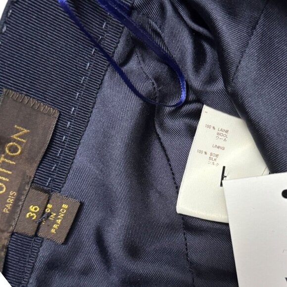 LOUIS VUITTON STUNNING Vintage WOOL & SILK Luxury Designer Skirt Size 4 Small - Picture 8 of 10